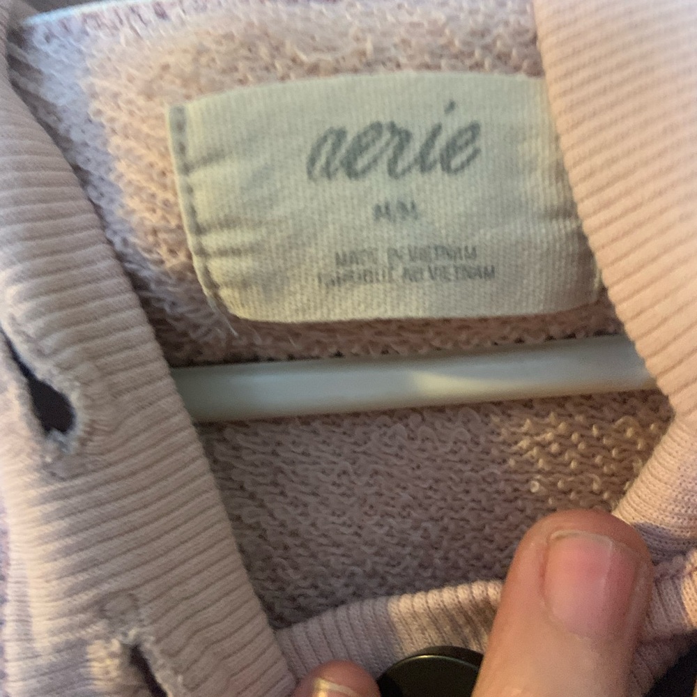Aerie Blush pull over sweater